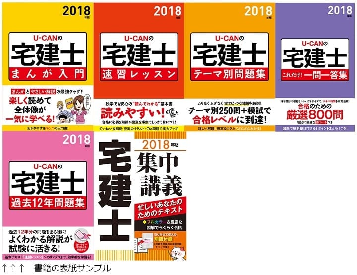 ユーキャンの宅建士シリーズ